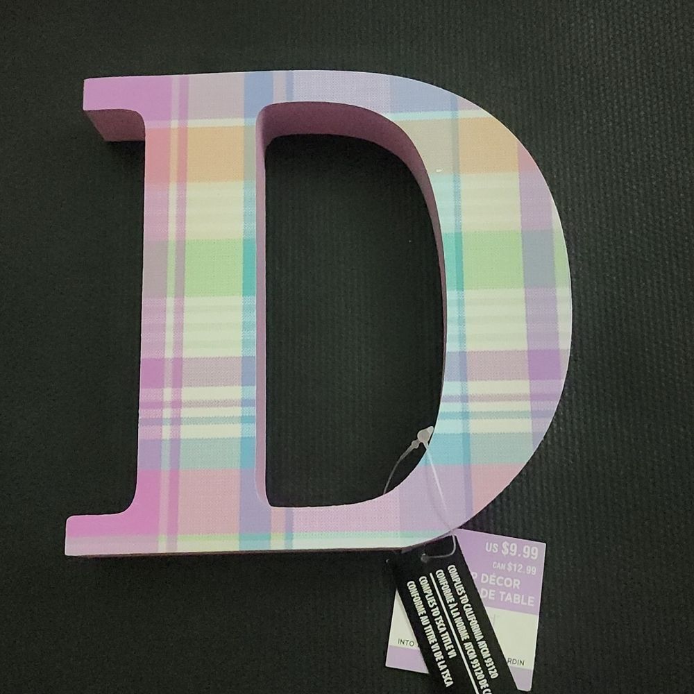 💥5/$25 SALE | BUNDLE TO SAVE | "D" wooden block